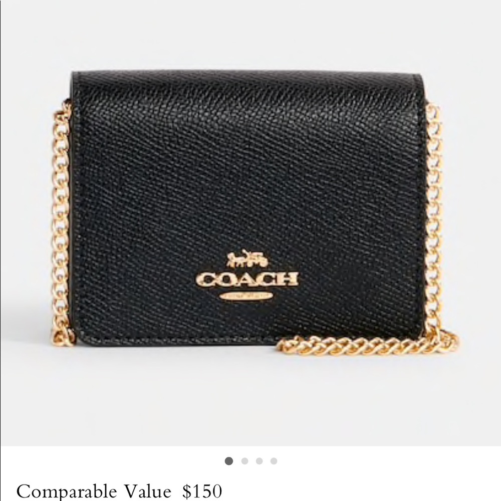 Coach Mini wallet on chain